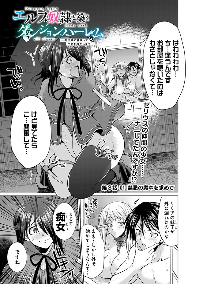 エルフ奴隷と築くダンジョンハーレム―異世界で寝取って仲間を増やします― Chap 3.1 - Next Chap 4.1