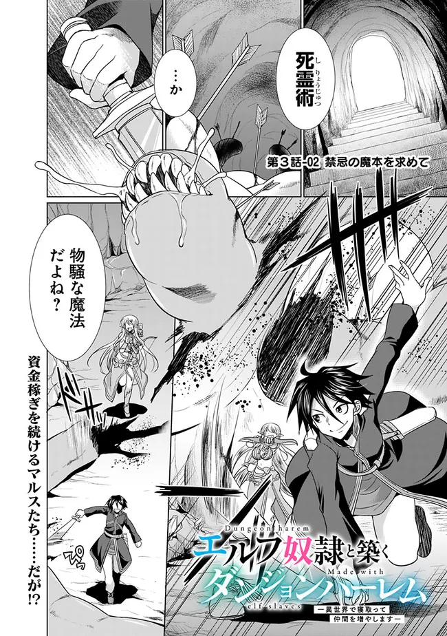 エルフ奴隷と築くダンジョンハーレム―異世界で寝取って仲間を増やします― Chap 3.2 - Next Chap 4.2