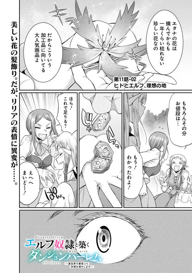 エルフ奴隷と築くダンジョンハーレム―異世界で寝取って仲間を増やします― Chap 11.2 - Next Chap 12.2