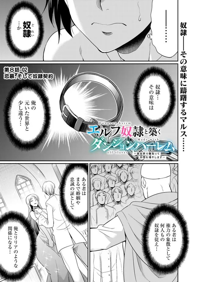 エルフ奴隷と築くダンジョンハーレム―異世界で寝取って仲間を増やします― Chap 8.2 - Next Chap 9.2