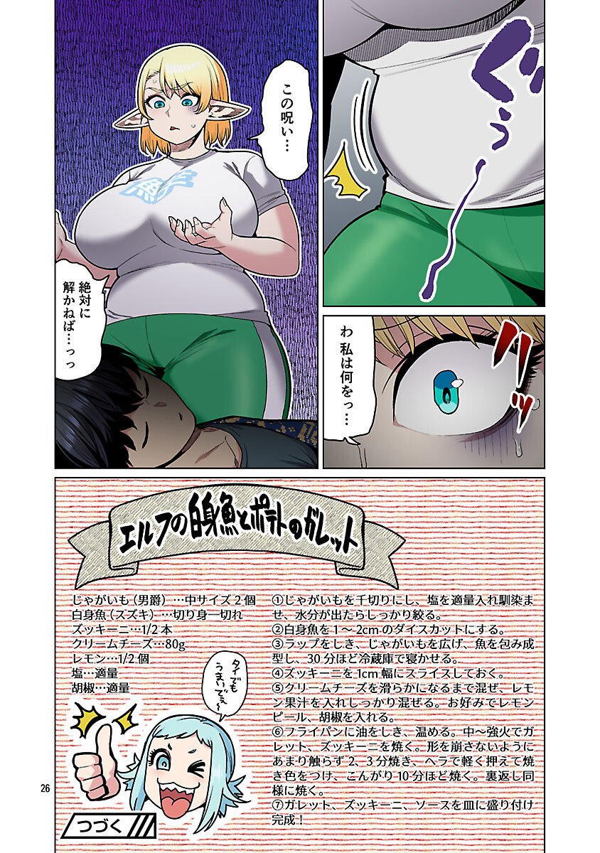 エルフさんは痩せられない。 Chap 60 - Next Chap 61