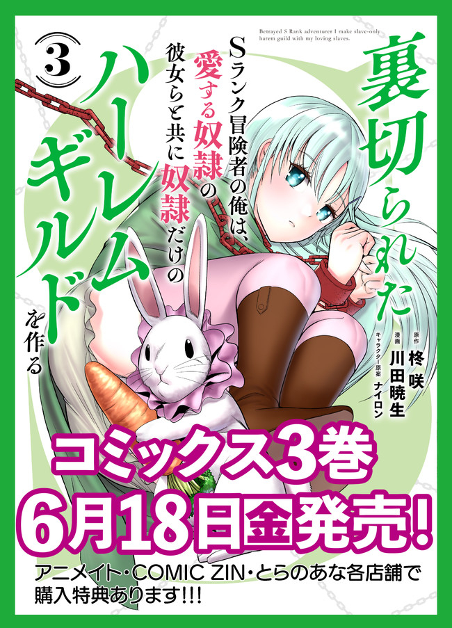 Uragirareta S-Rank Boukensha no Ore wa, Ai suru Dorei no Kanojora to Tomo ni Dorei dake no Harem Guild wo Tsukuru Chap 29 - Next Chap 30