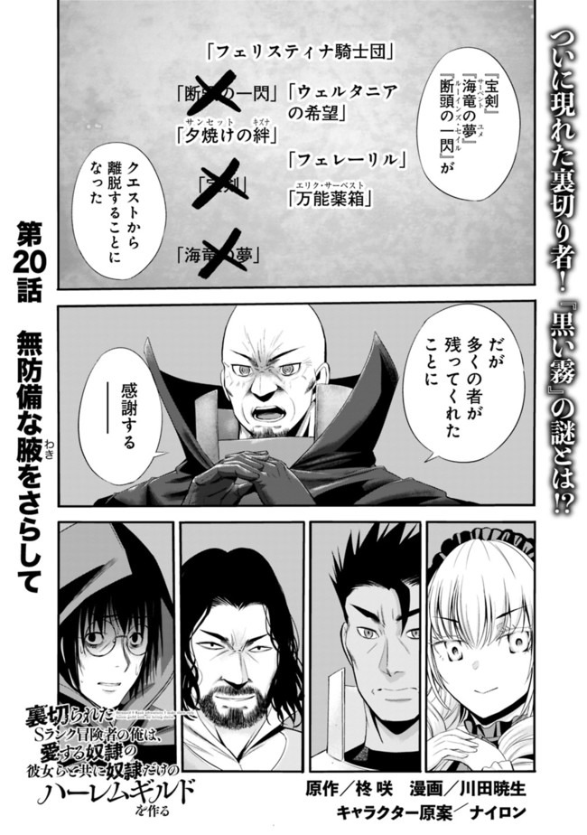 Uragirareta S-Rank Boukensha no Ore wa, Ai suru Dorei no Kanojora to Tomo ni Dorei dake no Harem Guild wo Tsukuru Chap 20 - Next Chap 21