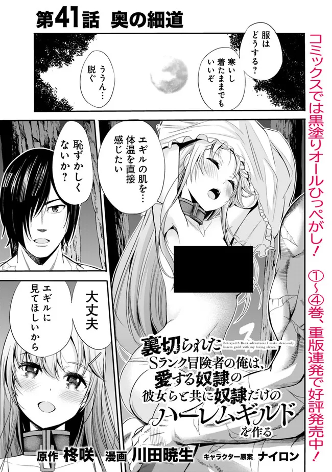 Uragirareta S-Rank Boukensha no Ore wa, Ai suru Dorei no Kanojora to Tomo ni Dorei dake no Harem Guild wo Tsukuru Chap 41 - Next Chap 42