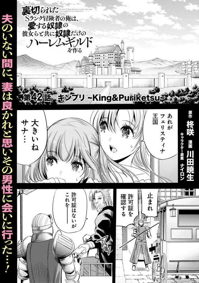 Uragirareta S-Rank Boukensha no Ore wa, Ai suru Dorei no Kanojora to Tomo ni Dorei dake no Harem Guild wo Tsukuru Chap 42 - Next Chap 43