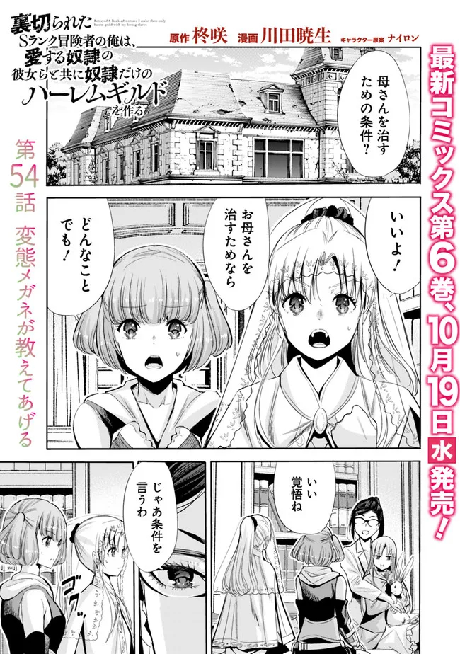 Uragirareta S-Rank Boukensha no Ore wa, Ai suru Dorei no Kanojora to Tomo ni Dorei dake no Harem Guild wo Tsukuru Chap 54 - Next Chap 55