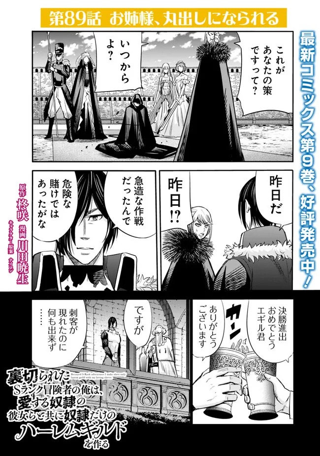 Uragirareta S-Rank Boukensha no Ore wa, Ai suru Dorei no Kanojora to Tomo ni Dorei dake no Harem Guild wo Tsukuru Chap 89 - Next Chap 90