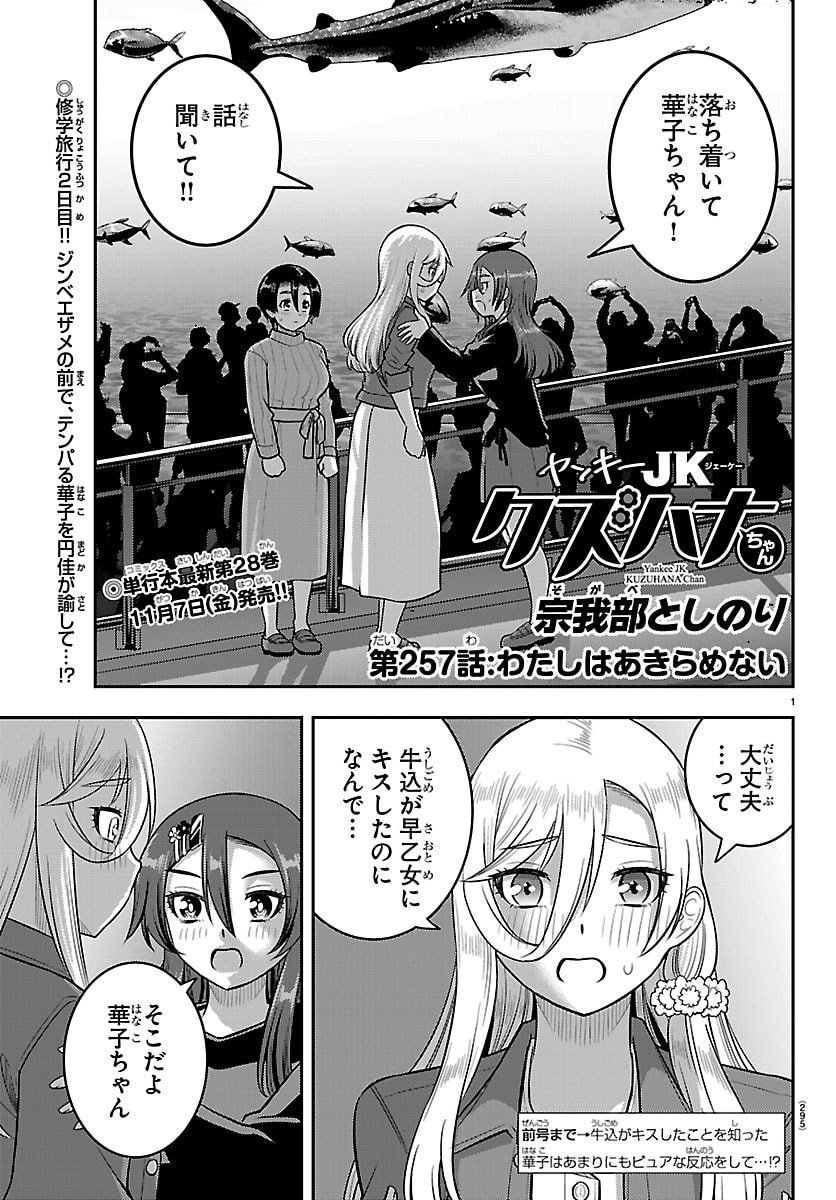 ヤンキーJKクズハナちゃん Chap 257 - Next Chap 258