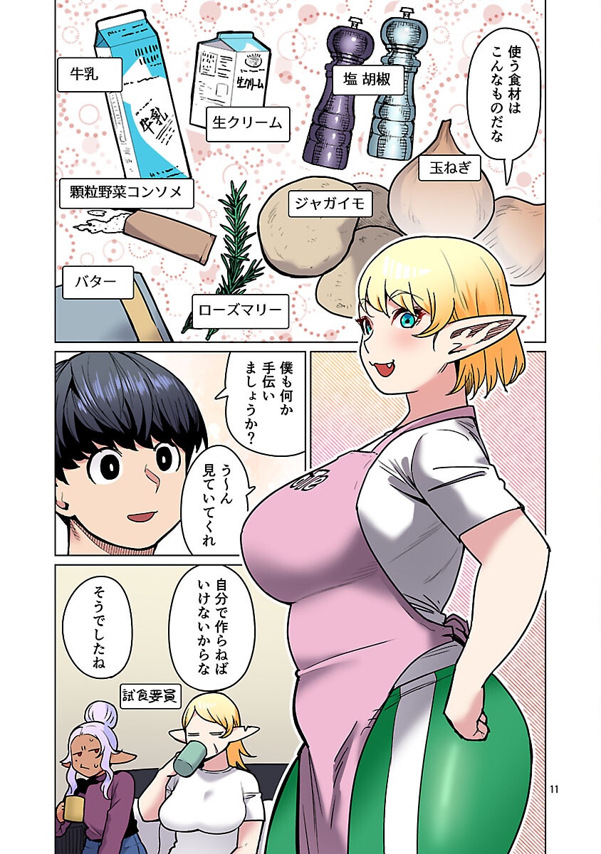 エルフさんは痩せられない。 Chap 58 - Next Chap 59