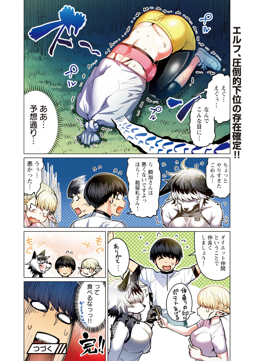 エルフさんは痩せられない。 Chap 6 - Next Chap 7