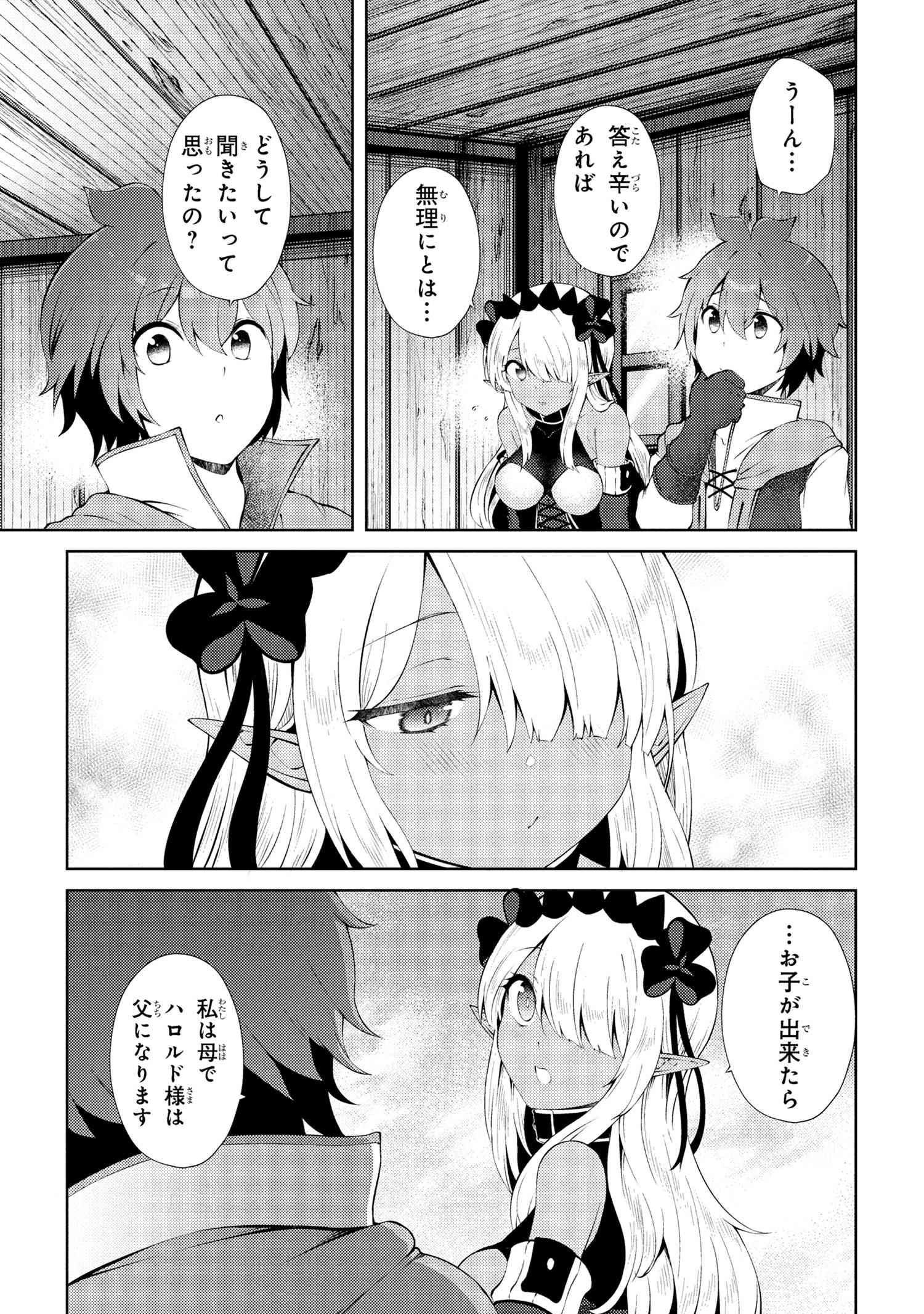 Ie ga Moete Jinsei Dou Demo Yoku Natta kara, Nokotta Nakenashi no Kin de Dark Elf no Dorei o Katta Chap 25.2 - Next Chap 26.2