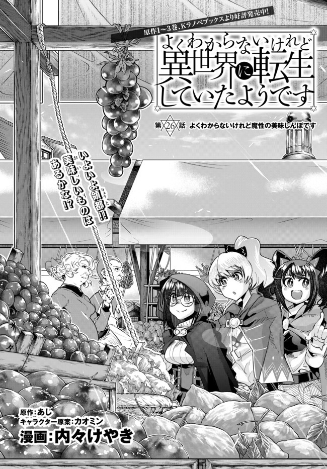 よくわからないけれど異世界に転生していたようです, 稀里糊涂异世重生 Chap 26 - Next Chap 27