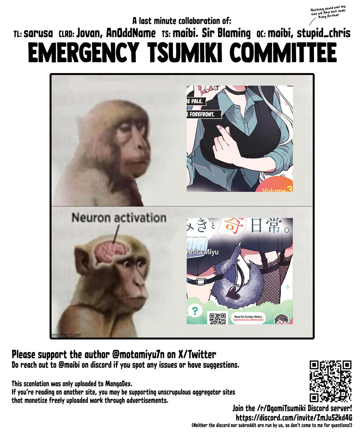 Ogami Tsumiki to Ki Nichijou. Chap 39 - Next Chap 40