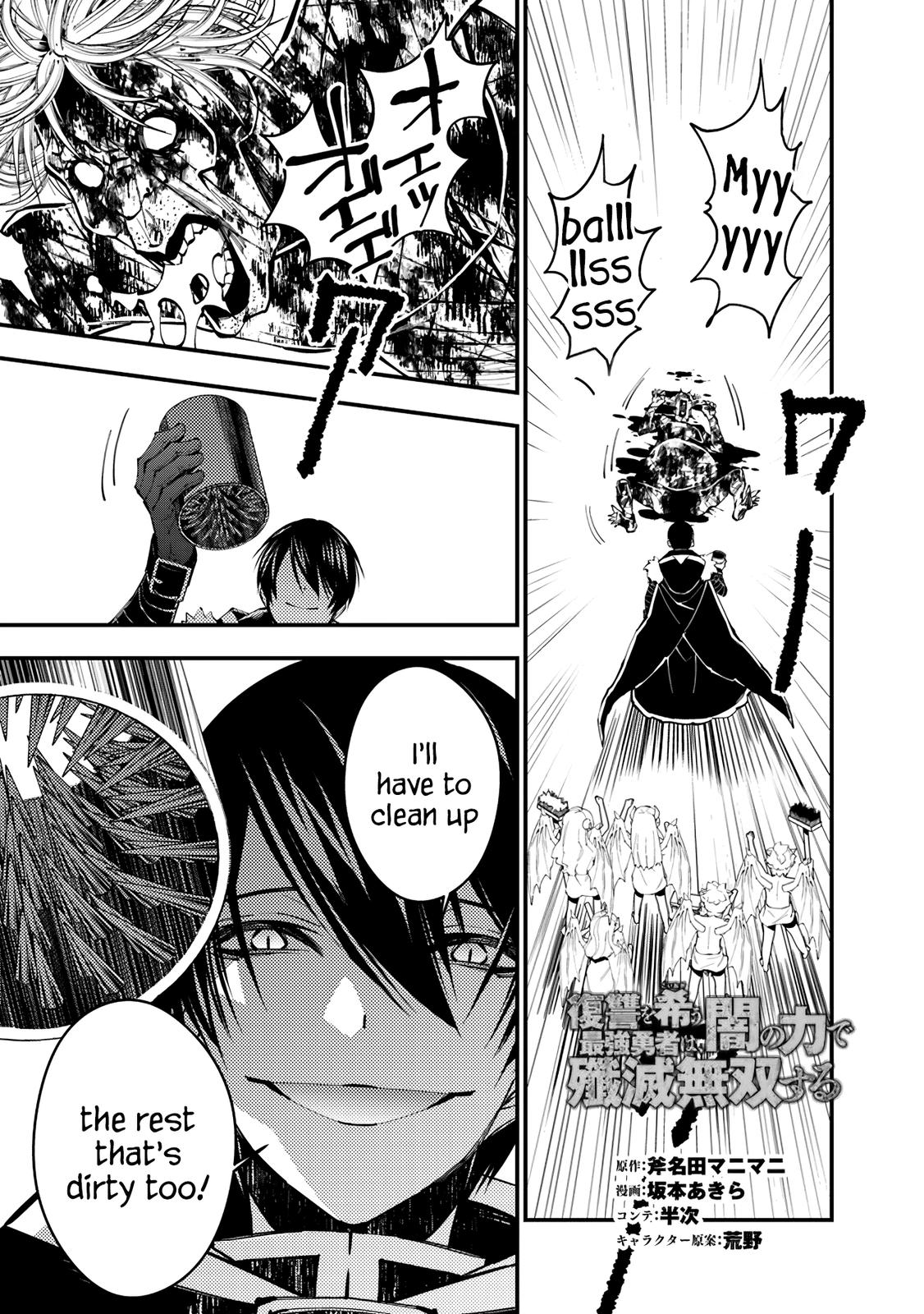 Fukushuu wo Koinegau Saikyou Yuusha wa, Yami no Chikara de Senmetsu Musou suru Chap 46 - Next Chap 47