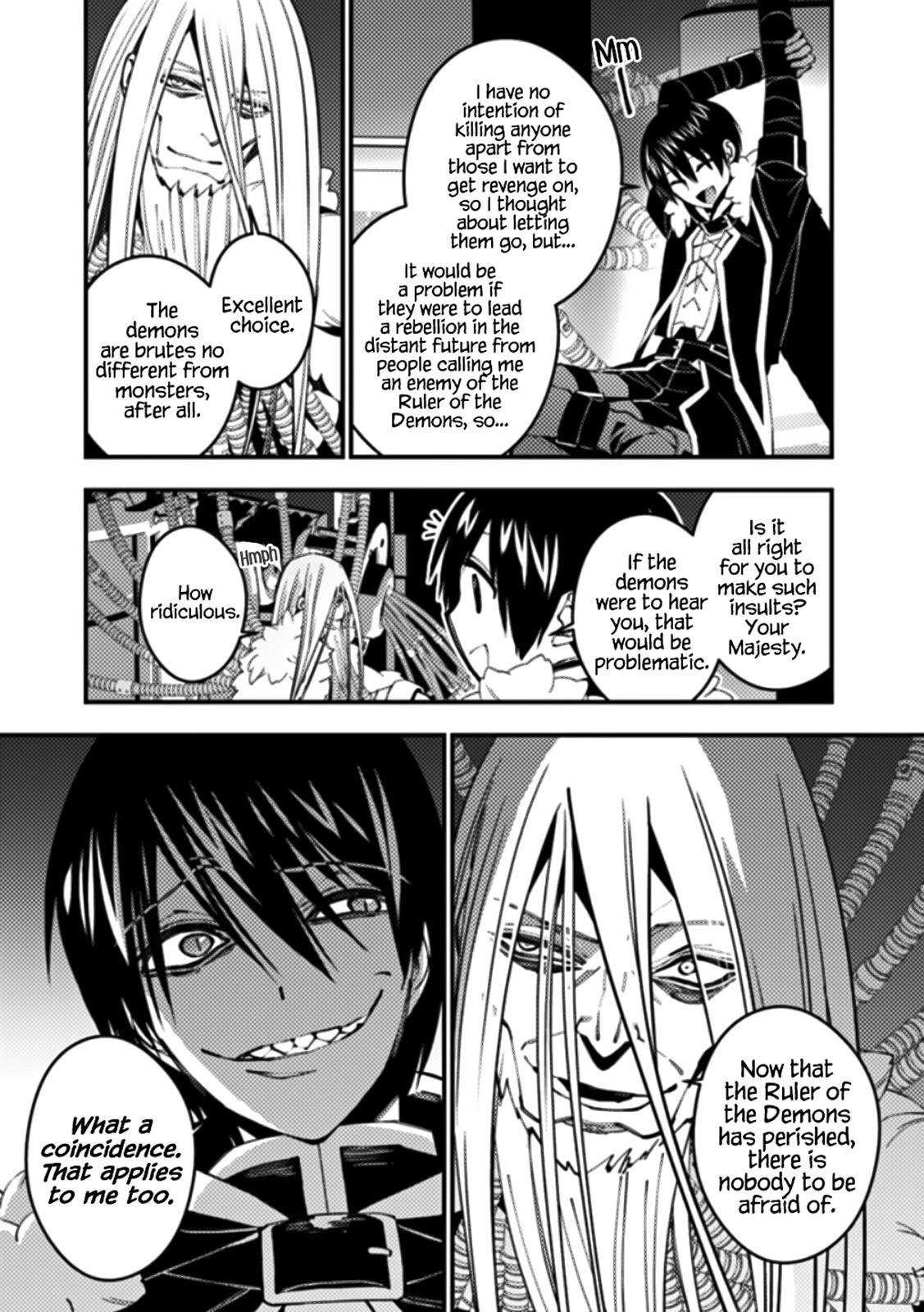 Fukushuu wo Koinegau Saikyou Yuusha wa, Yami no Chikara de Senmetsu Musou suru Chap 55 - Next Chap 56