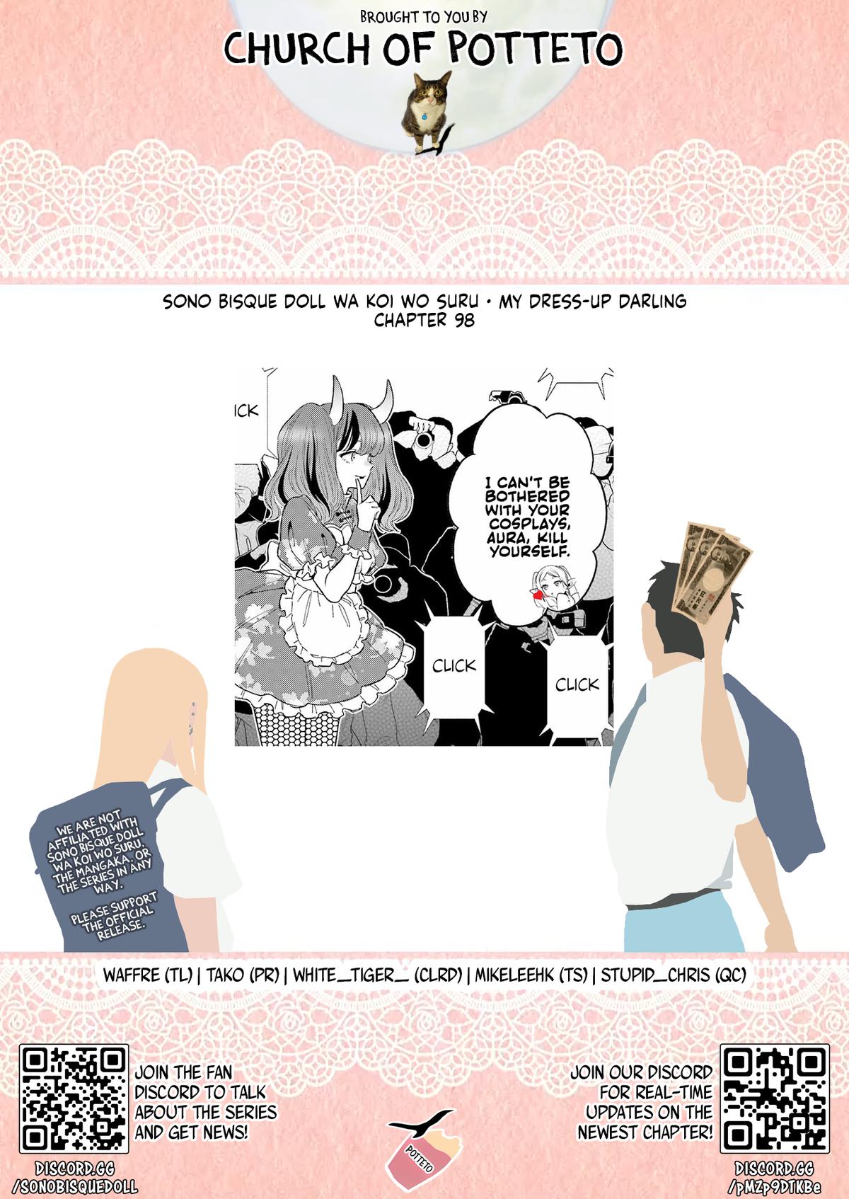 My Dress-Up Darling Chap 98 - Next Chap 99