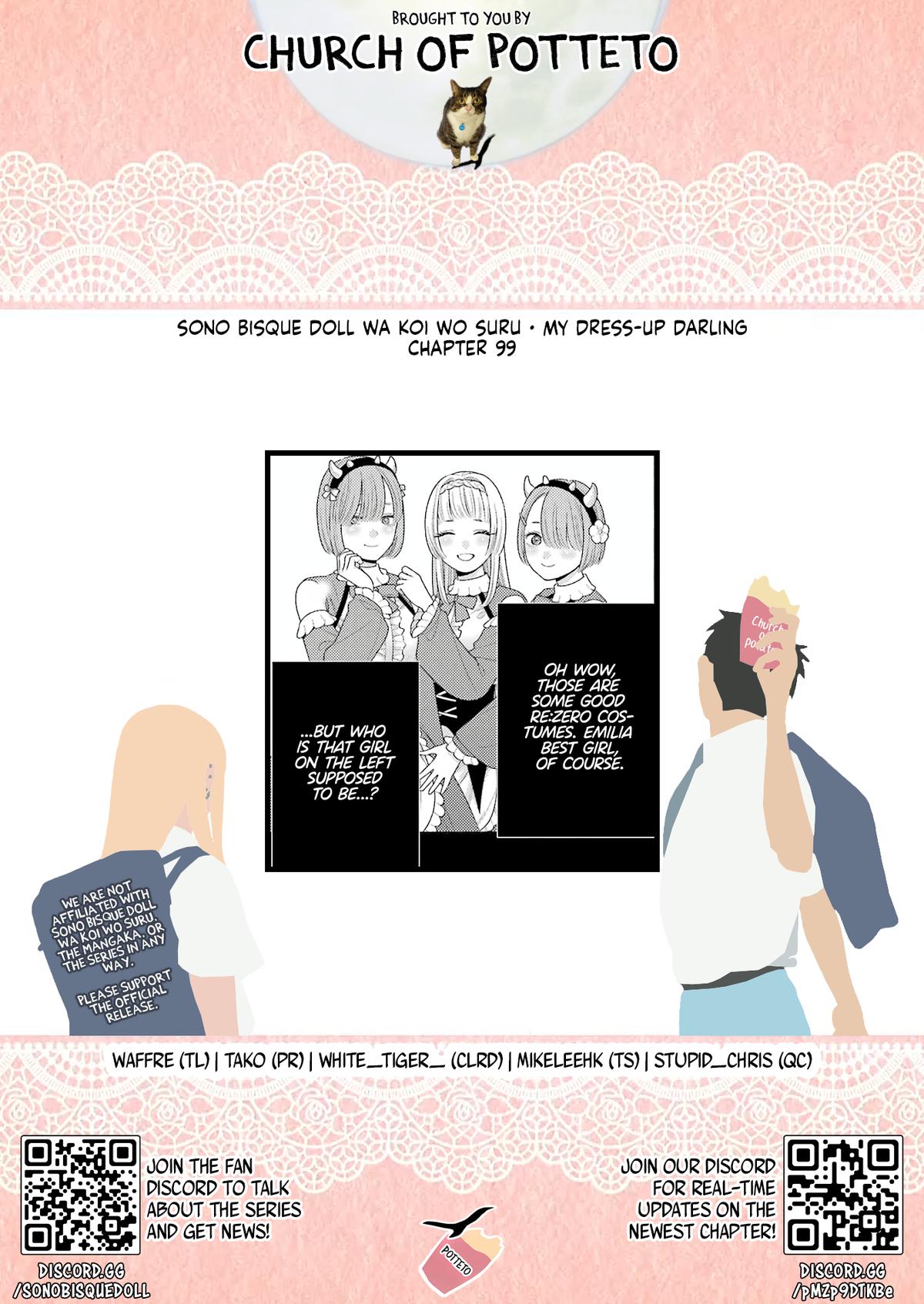 My Dress-Up Darling Chap 99 - Next Chap 100