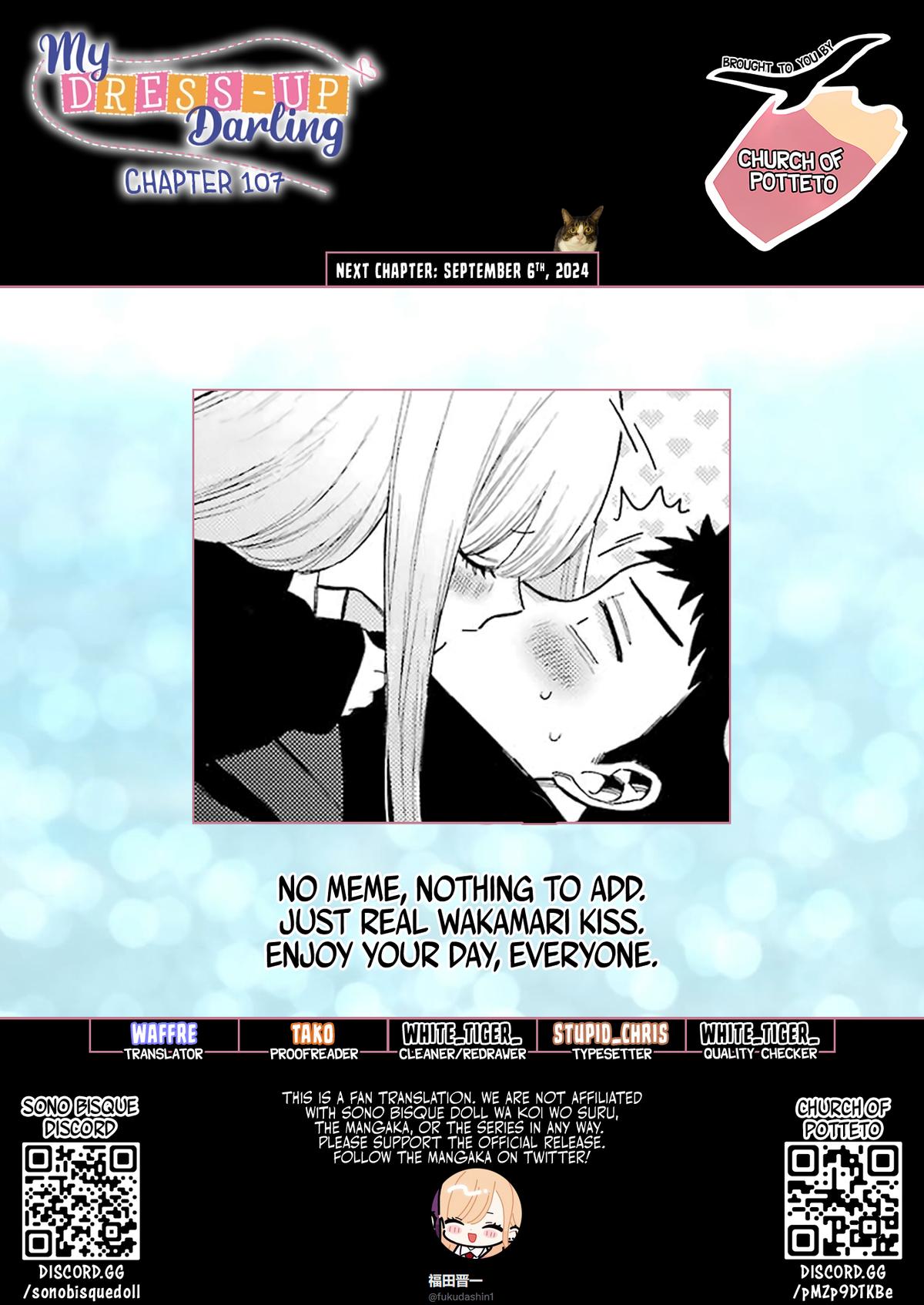 My Dress-Up Darling Chap 107 - Next Chap 108