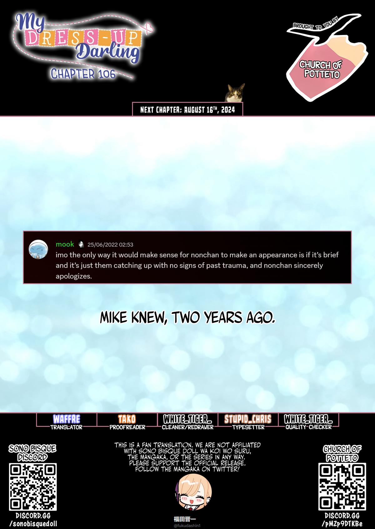 My Dress-Up Darling Chap 106 - Next Chap 107