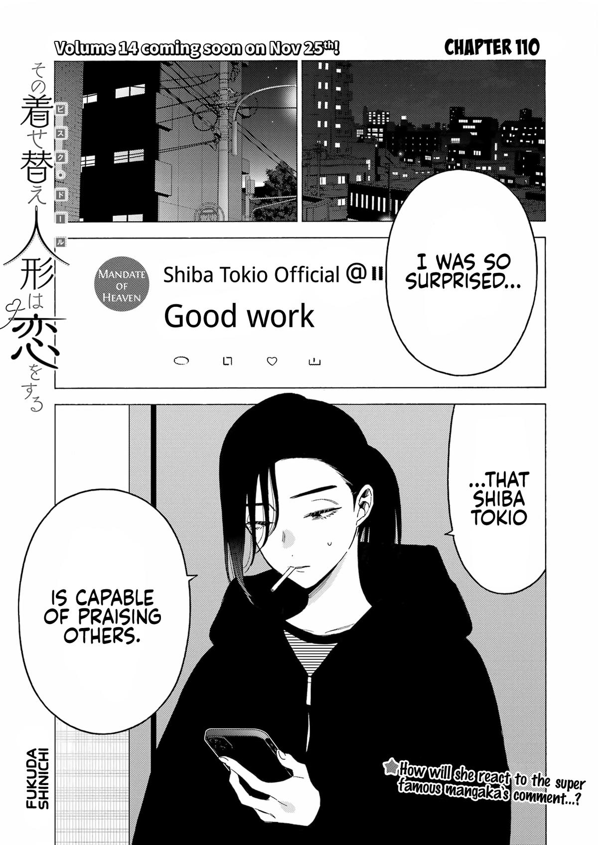 My Dress-Up Darling Chap 110 - Next Chap 111