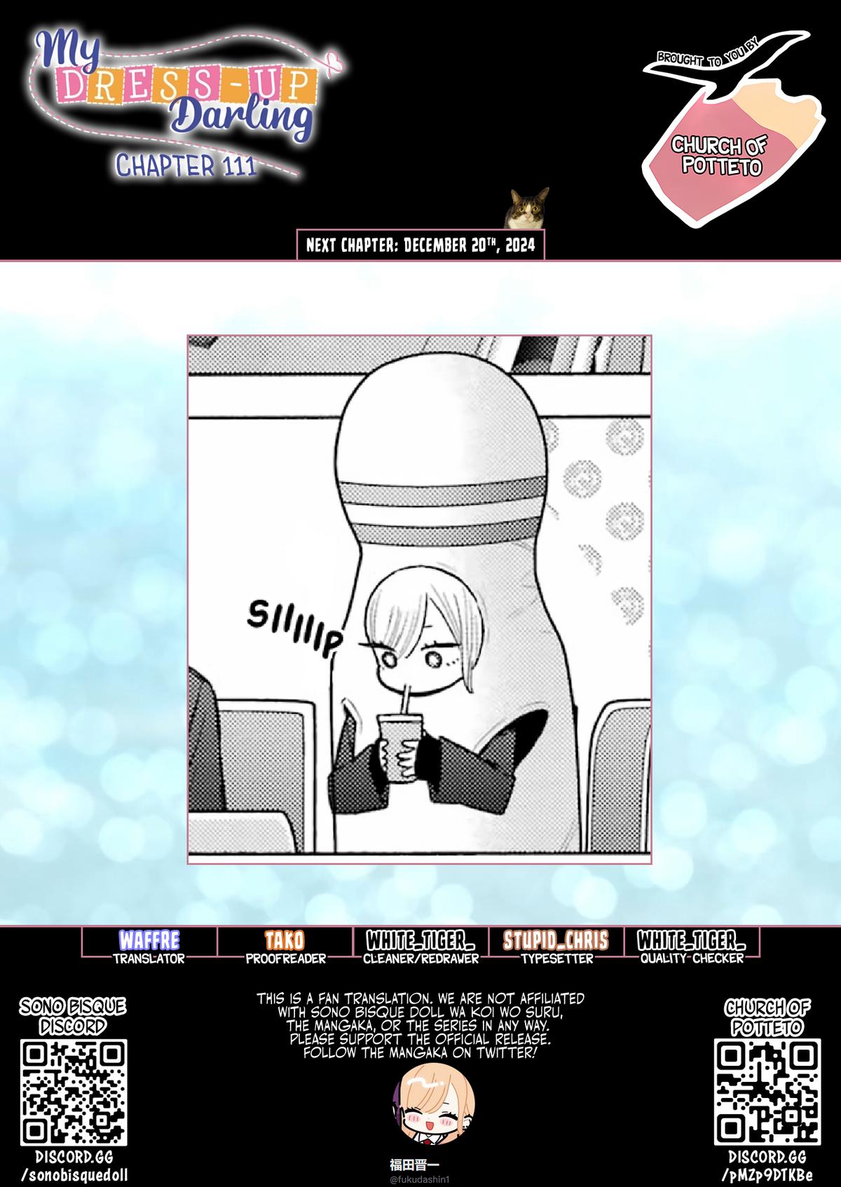 My Dress-Up Darling Chap 111 - Next Chap 112