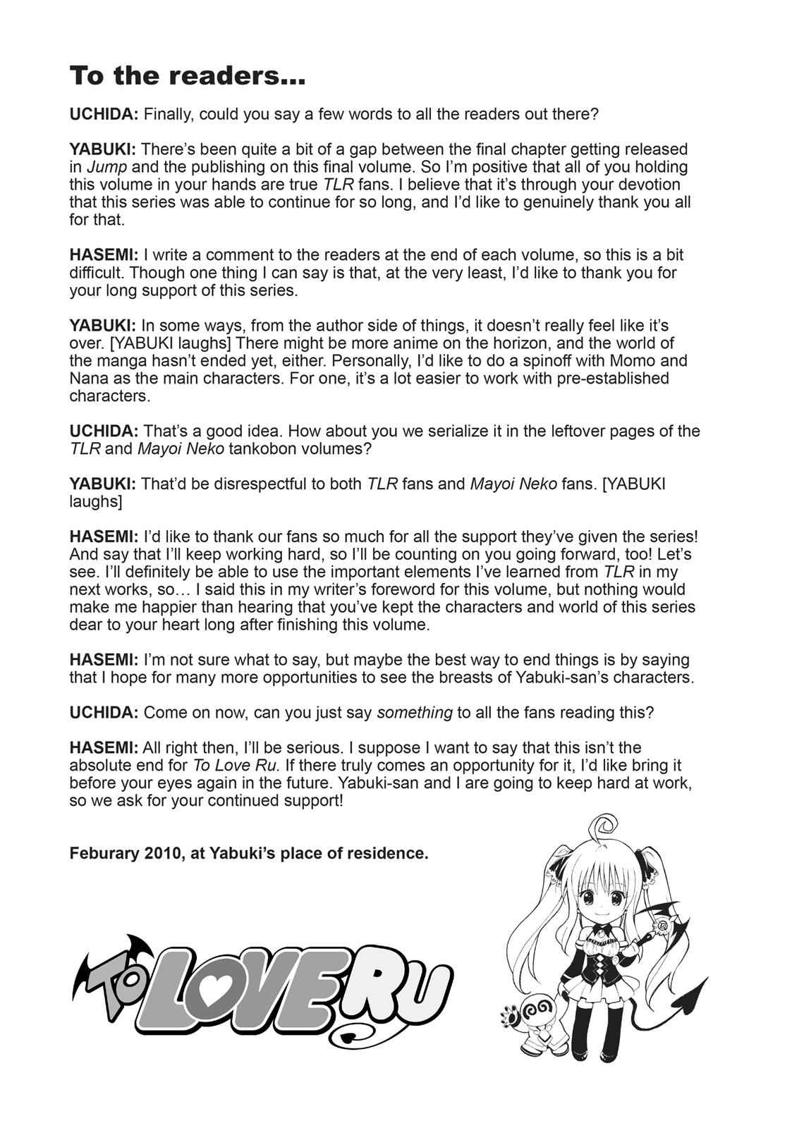 To Love-Ru Chap 162 - Next Chap 163