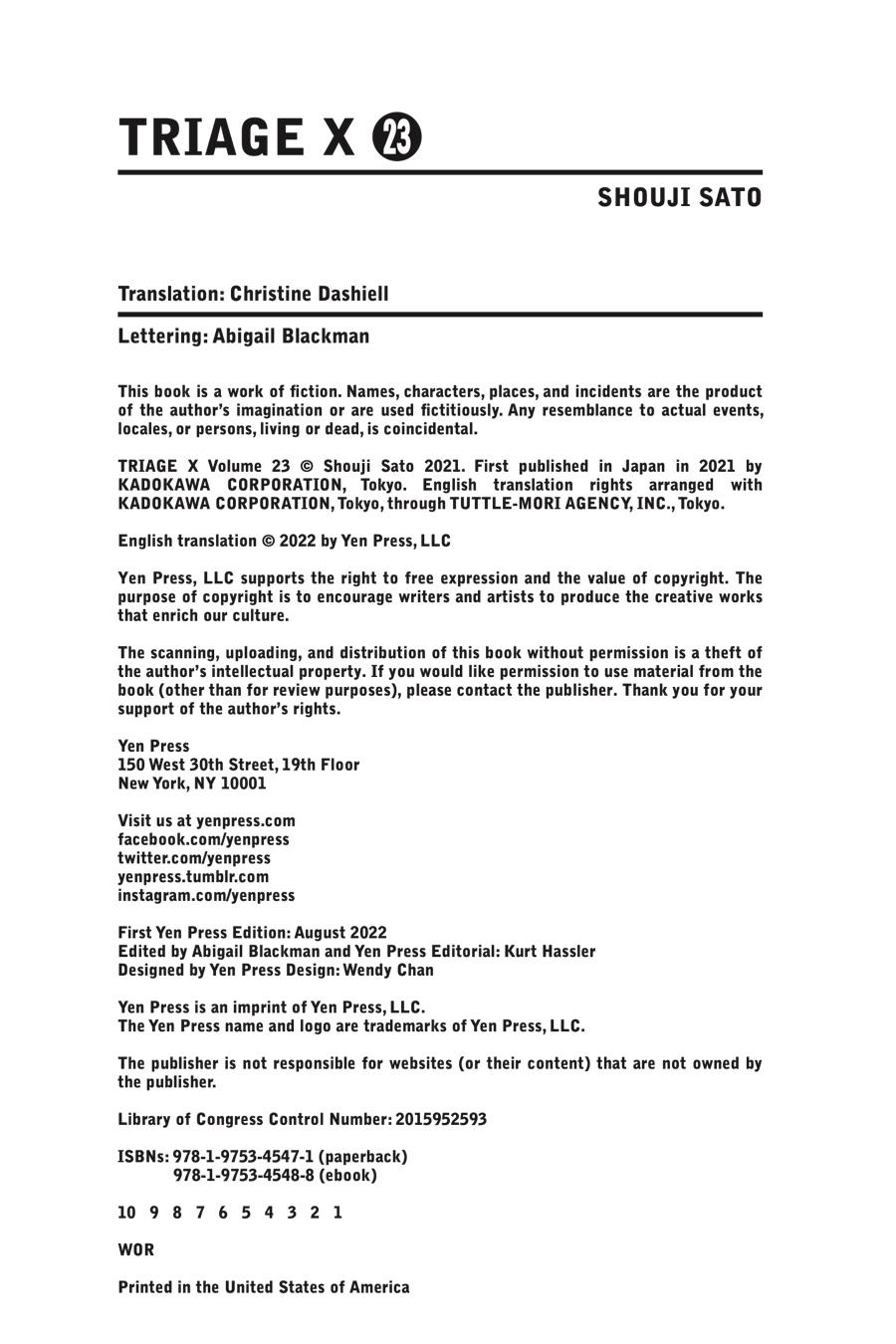 Triage X Chap 23 - Next Chap 24