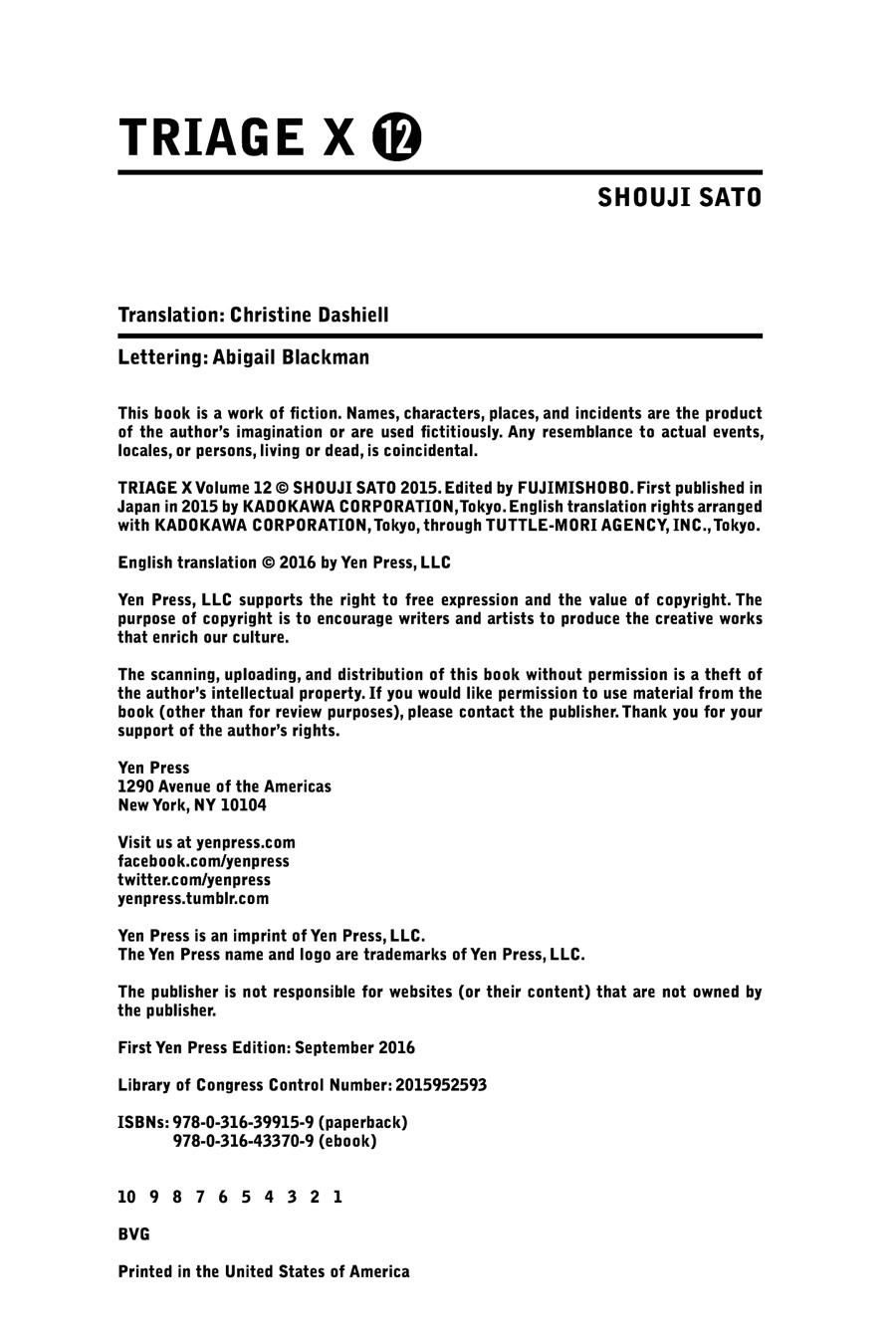 Triage X Chap 60 - Next Chap 61