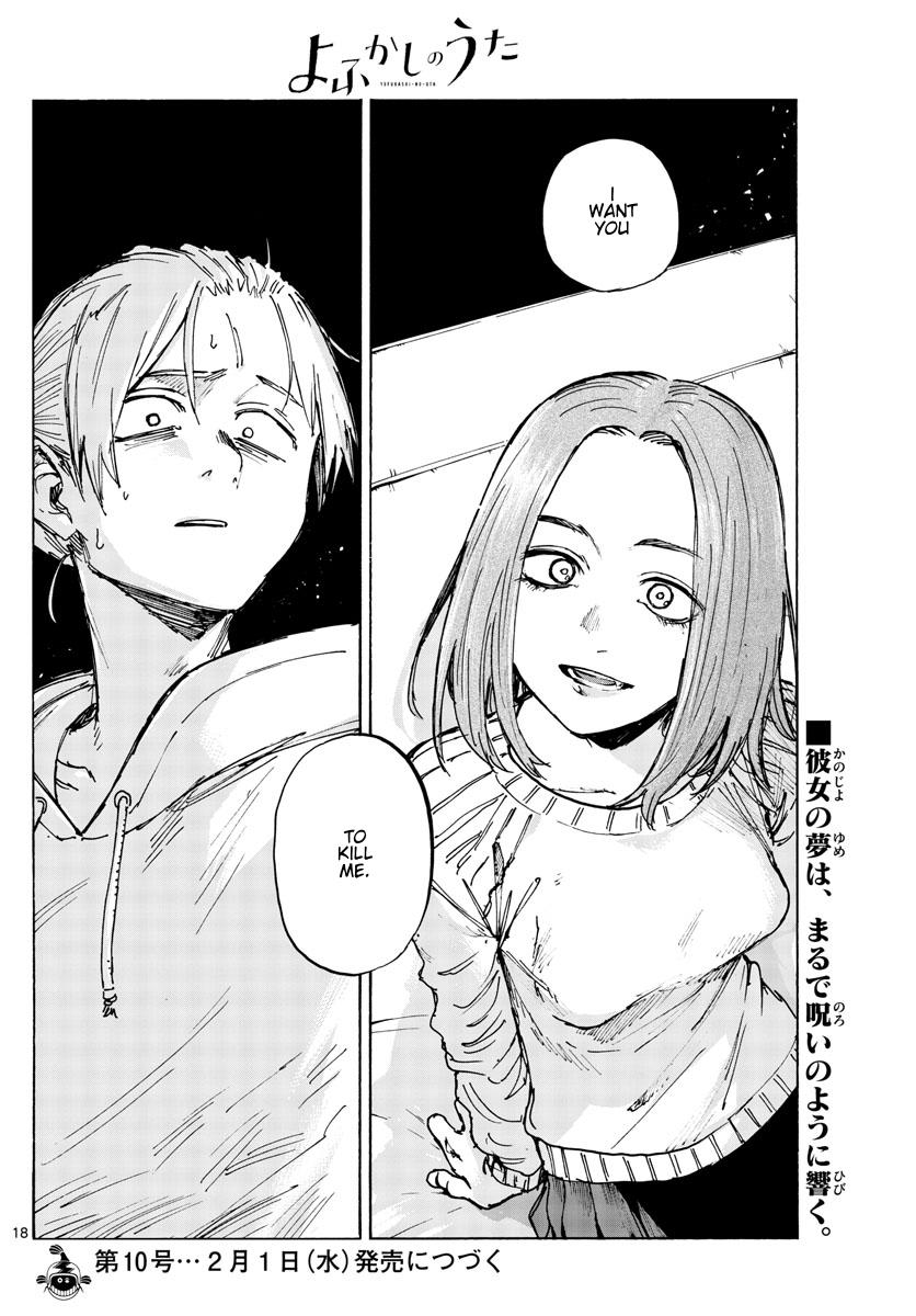 Yofukashi no Uta Chap 157 - Next Chap 158