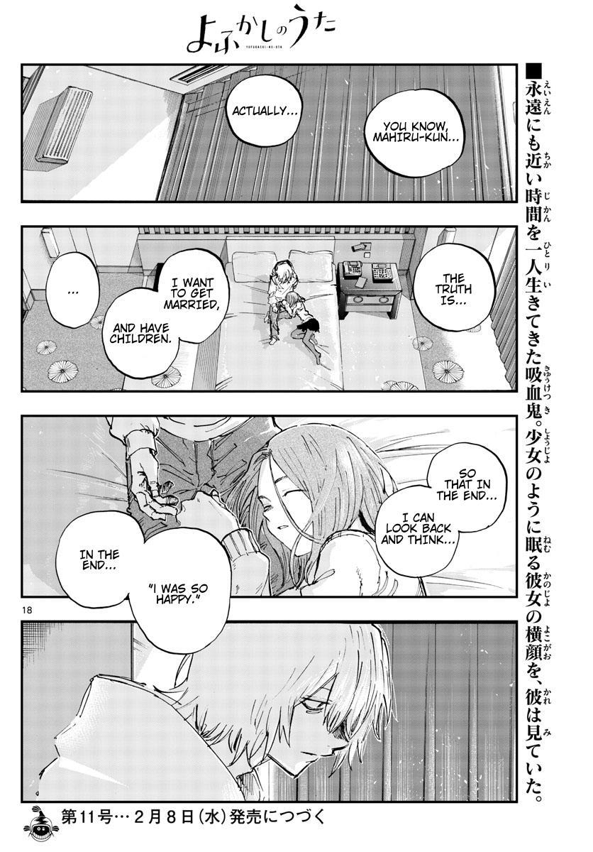 Yofukashi no Uta Chap 158 - Next Chap 159