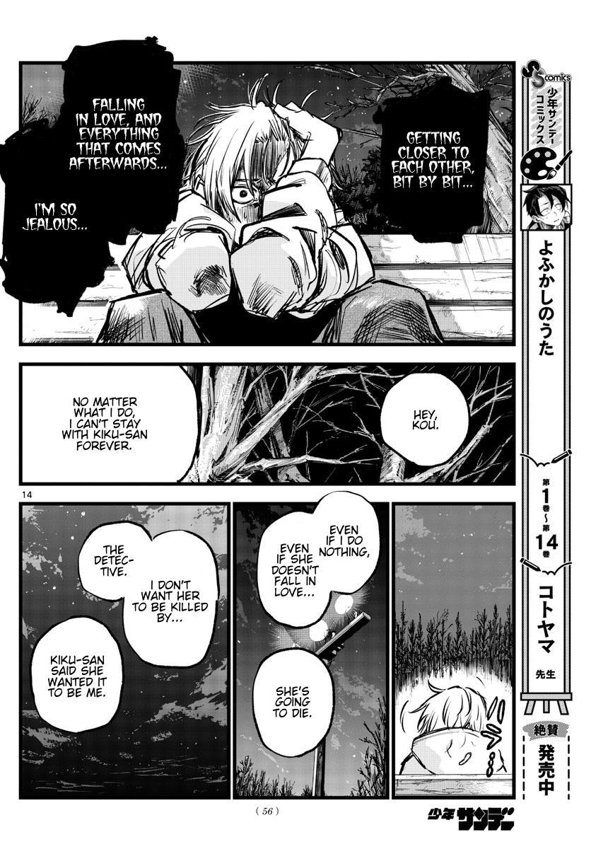 Yofukashi no Uta Chap 158 - Next Chap 159