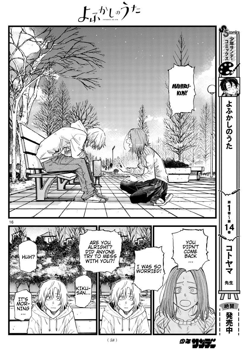 Yofukashi no Uta Chap 158 - Next Chap 159