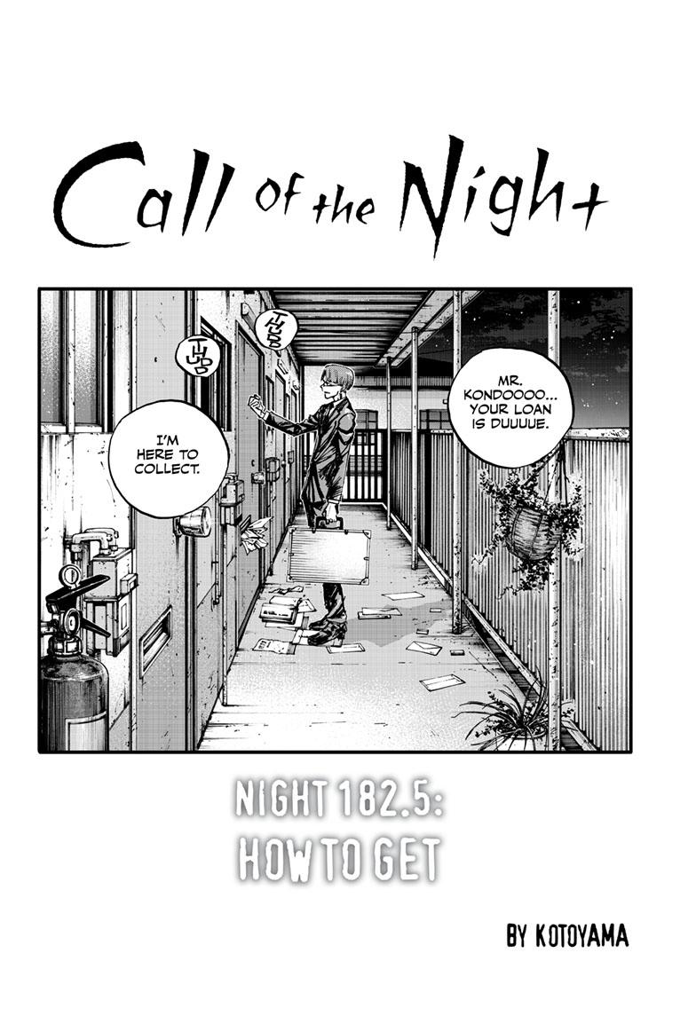 Yofukashi no Uta Chap 182.5 - Next Chap 183.5