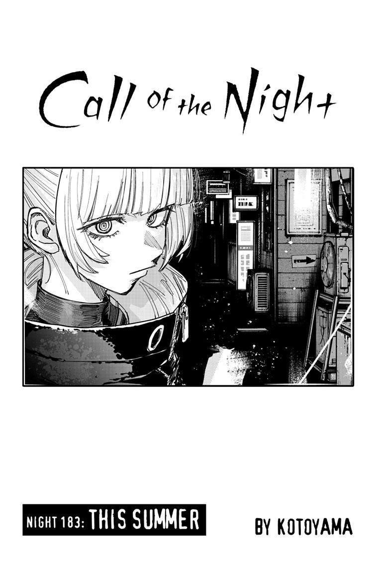 Yofukashi no Uta Chap 183 - Next Chap 184