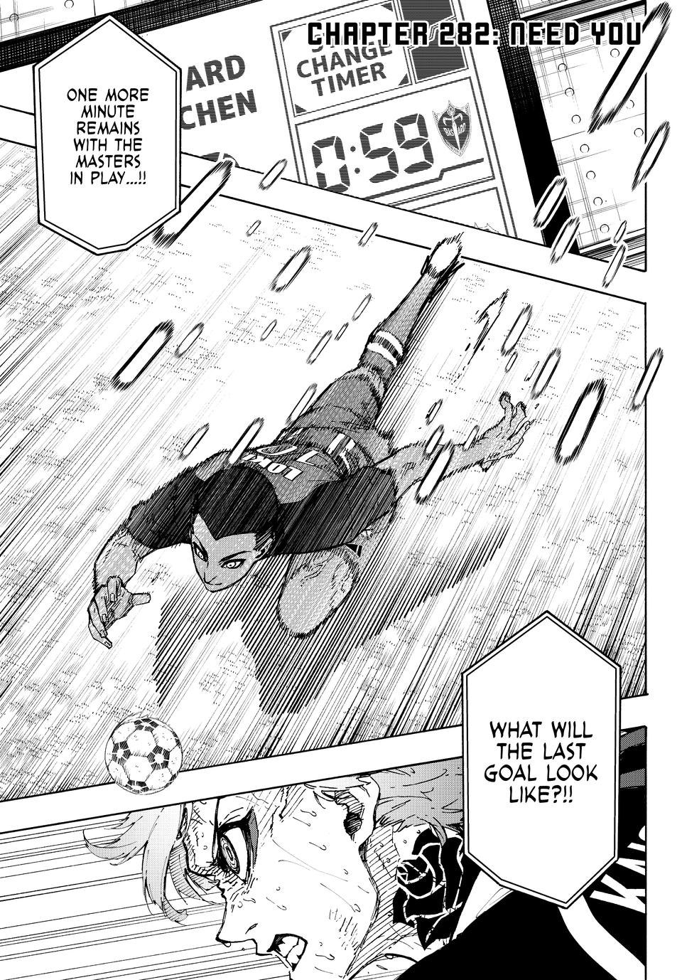 Blue Lock Chap 282 - Next Chap 283