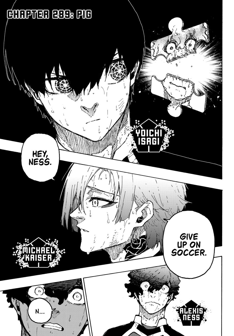 Blue Lock Chap 289 - Next Chap 290