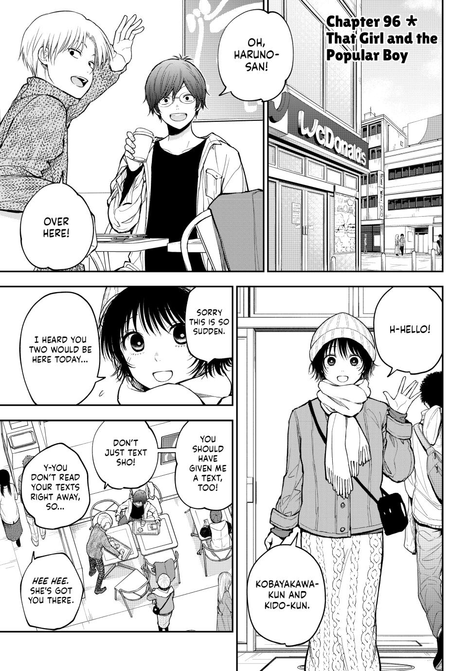 Kuroiwa Medaka ni Watashi no Kawaii ga Tsuujinai Chap 96 - Next Chap 97