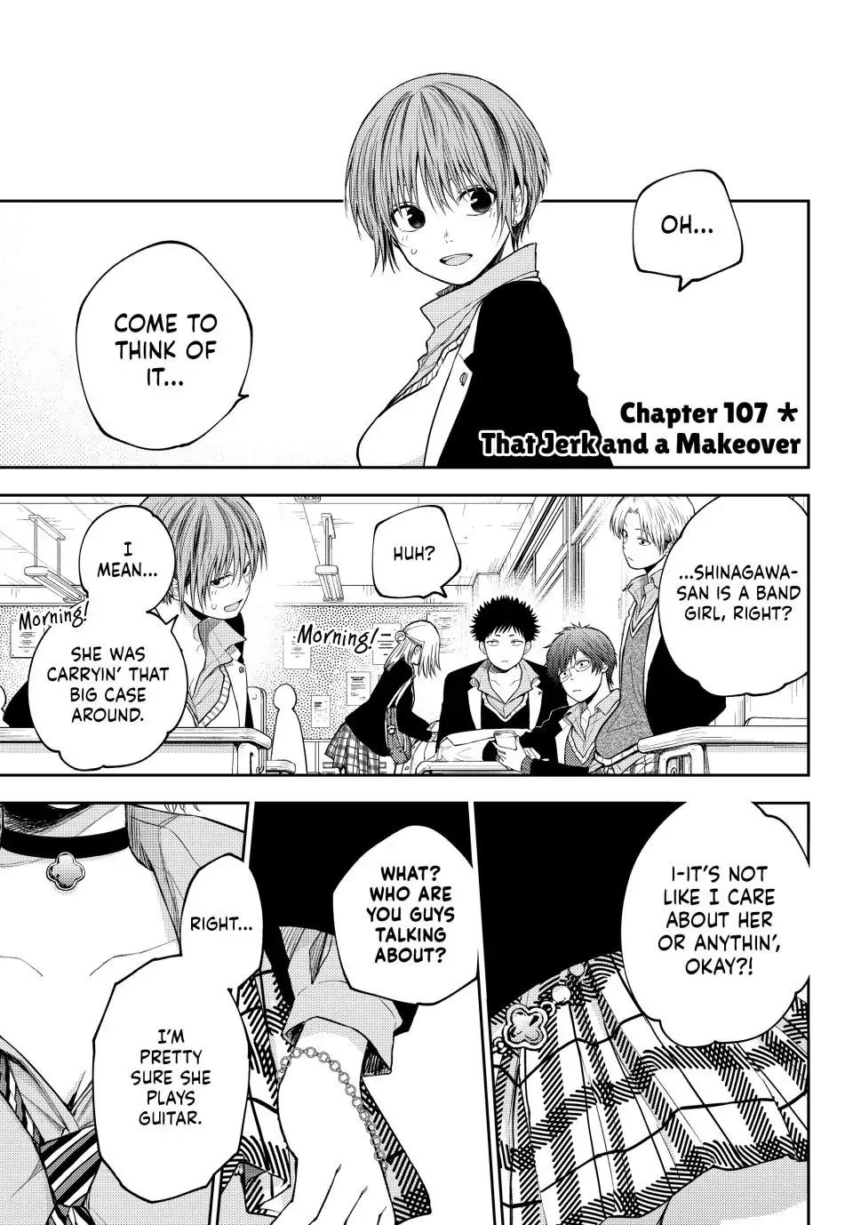 Kuroiwa Medaka ni Watashi no Kawaii ga Tsuujinai Chap 107 - Next Chap 108