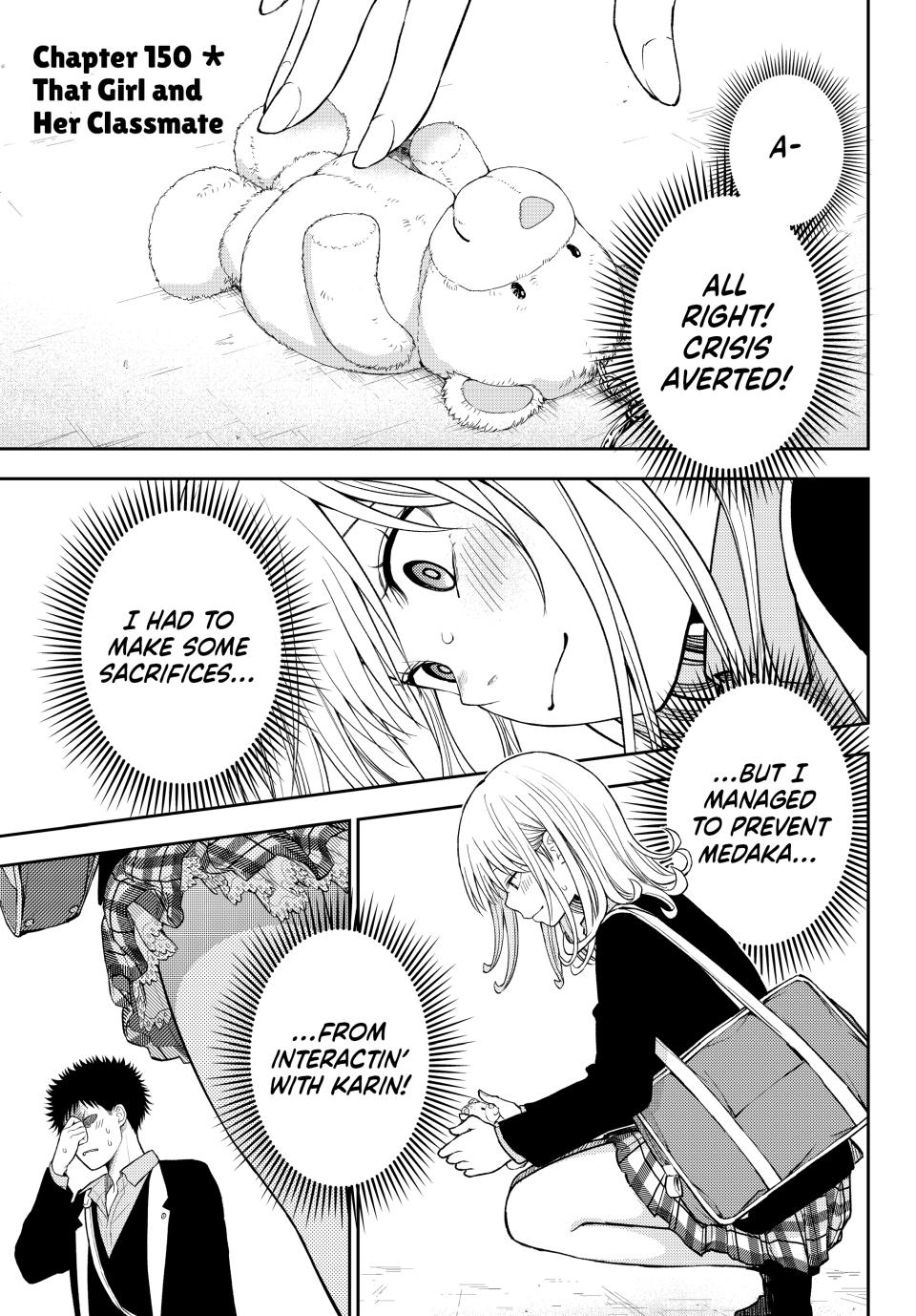 Kuroiwa Medaka ni Watashi no Kawaii ga Tsuujinai Chap 150 - Next Chap 151