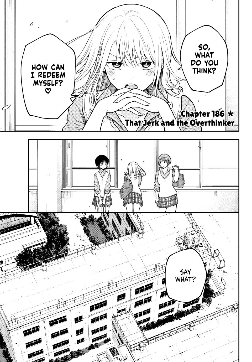 Kuroiwa Medaka ni Watashi no Kawaii ga Tsuujinai Chap 186 - Next Chap 187