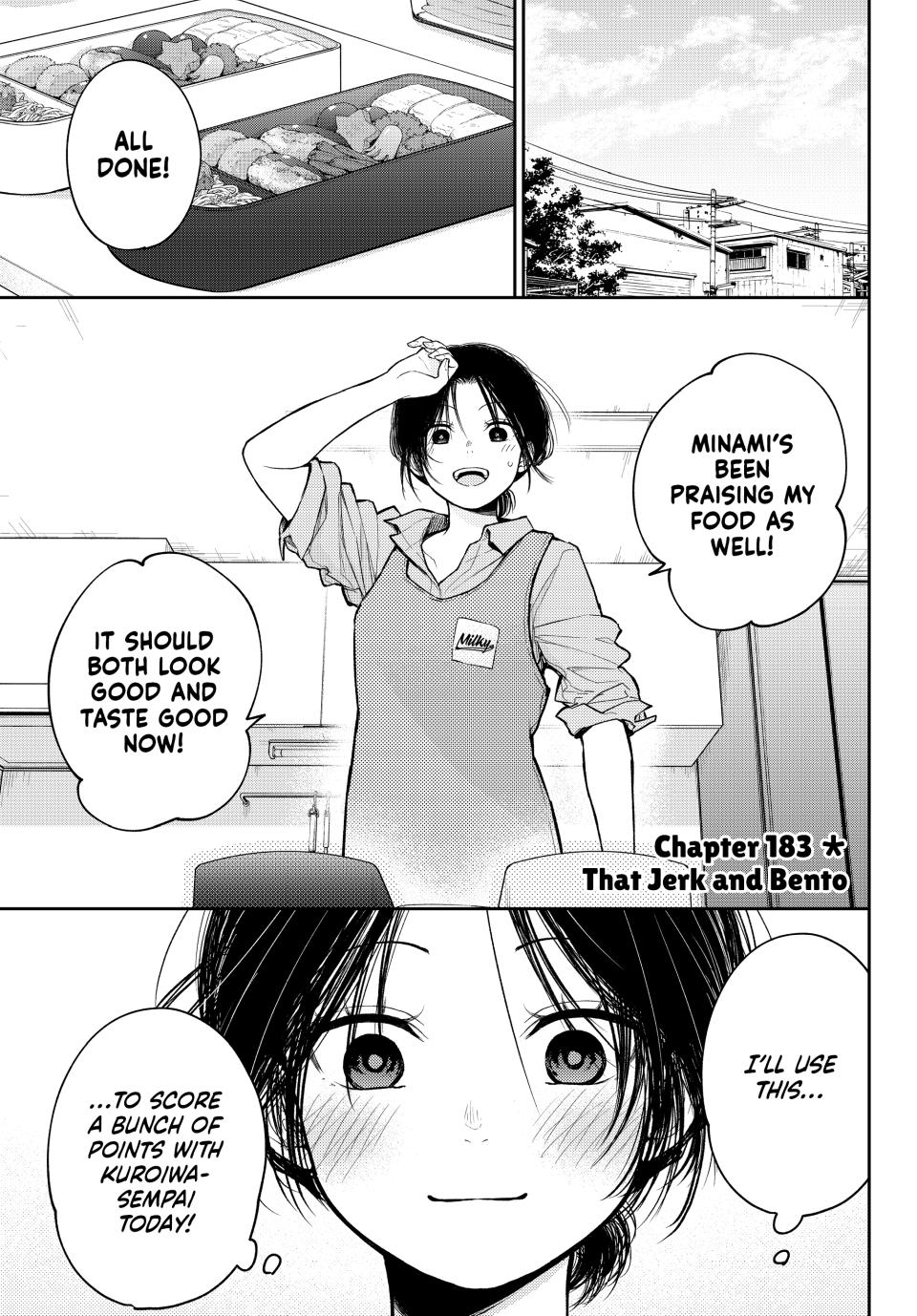 Kuroiwa Medaka ni Watashi no Kawaii ga Tsuujinai Chap 183 - Next Chap 184