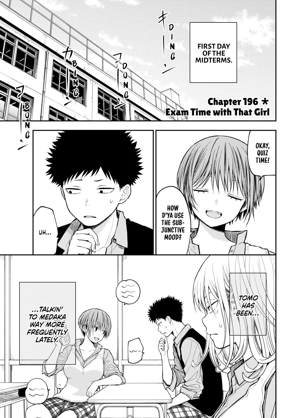 Kuroiwa Medaka ni Watashi no Kawaii ga Tsuujinai Chap 196 - Next Chap 197