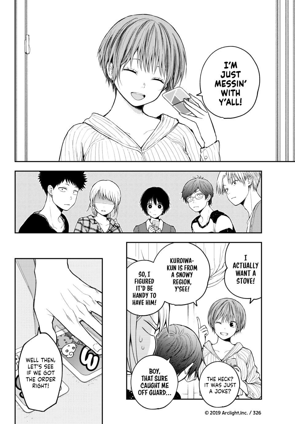 Kuroiwa Medaka ni Watashi no Kawaii ga Tsuujinai Chap 191 - Next Chap 192