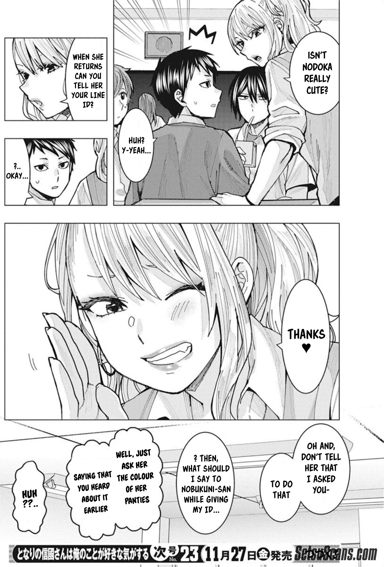 Tonari no Nobukuni-san wa Ore no Koto ga Suki na Ki ga Suru Chap 5 - Next Chap 6