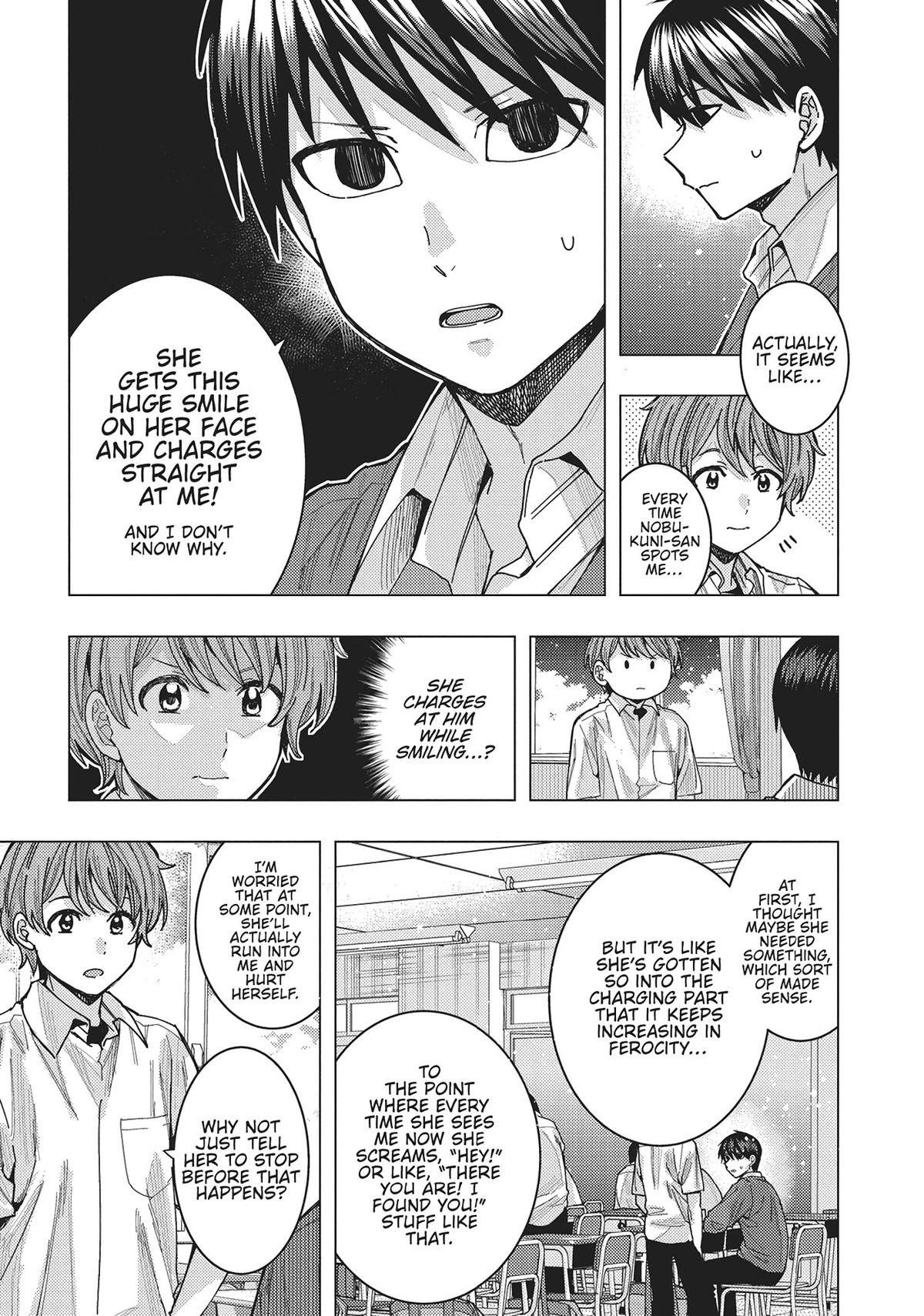 Tonari no Nobukuni-san wa Ore no Koto ga Suki na Ki ga Suru Chap 46 - Next Chap 47