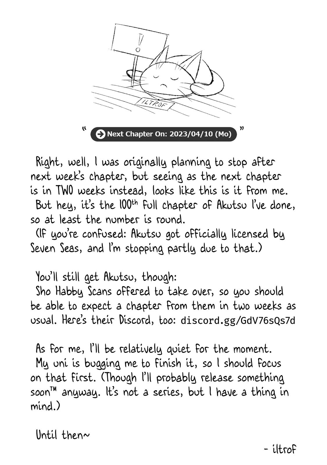 Please Go Home, Miss Akutsu! Chap 137 - Next Chap 138