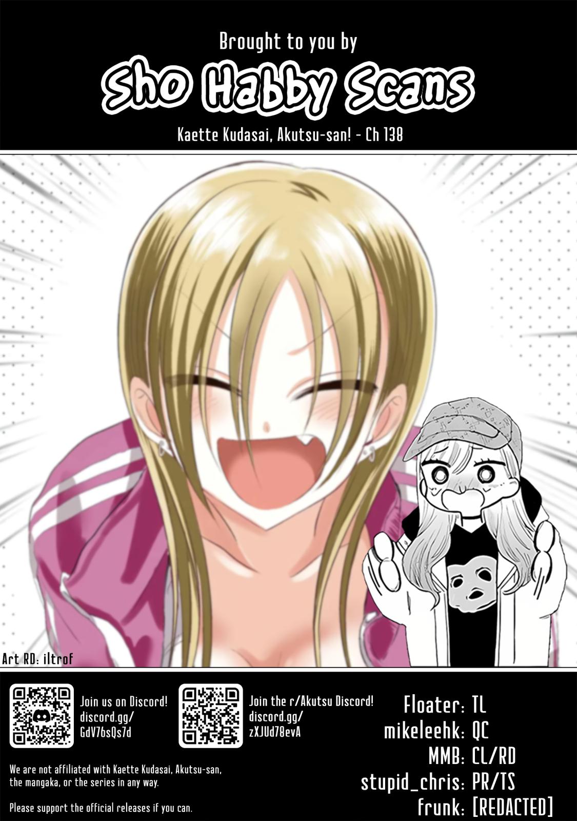 Please Go Home, Miss Akutsu! Chap 138 - Next Chap 139