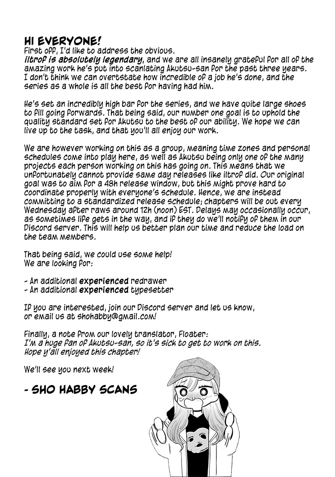 Please Go Home, Miss Akutsu! Chap 138 - Next Chap 139