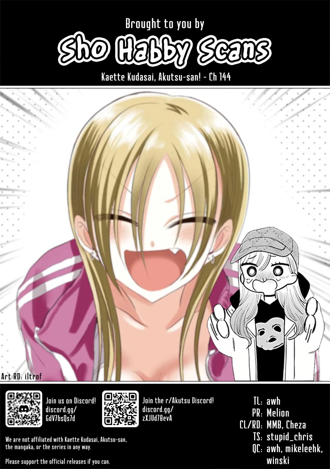 Please Go Home, Miss Akutsu! Chap 144 - Next Chap 145