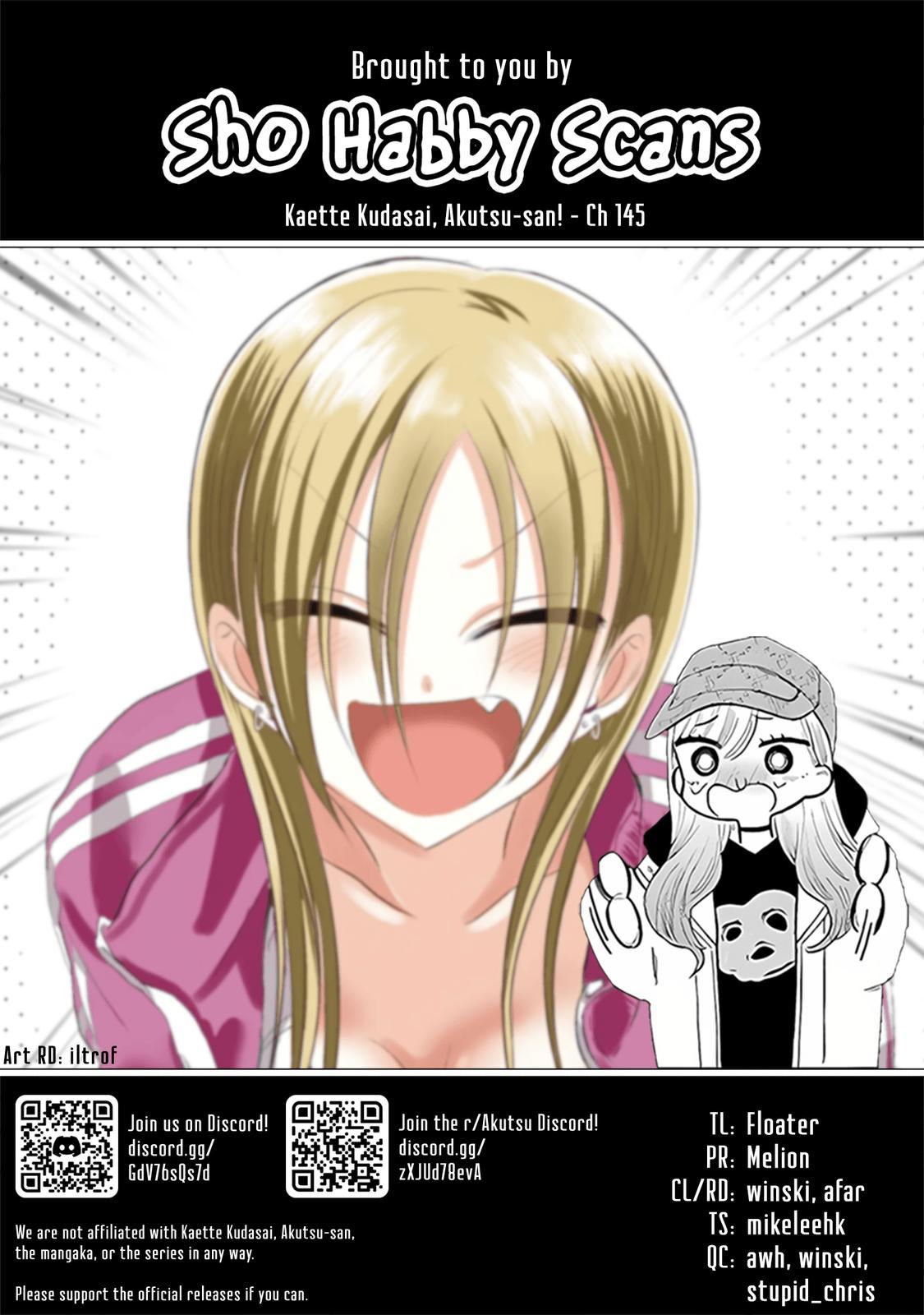 Please Go Home, Miss Akutsu! Chap 145 - Next Chap 146